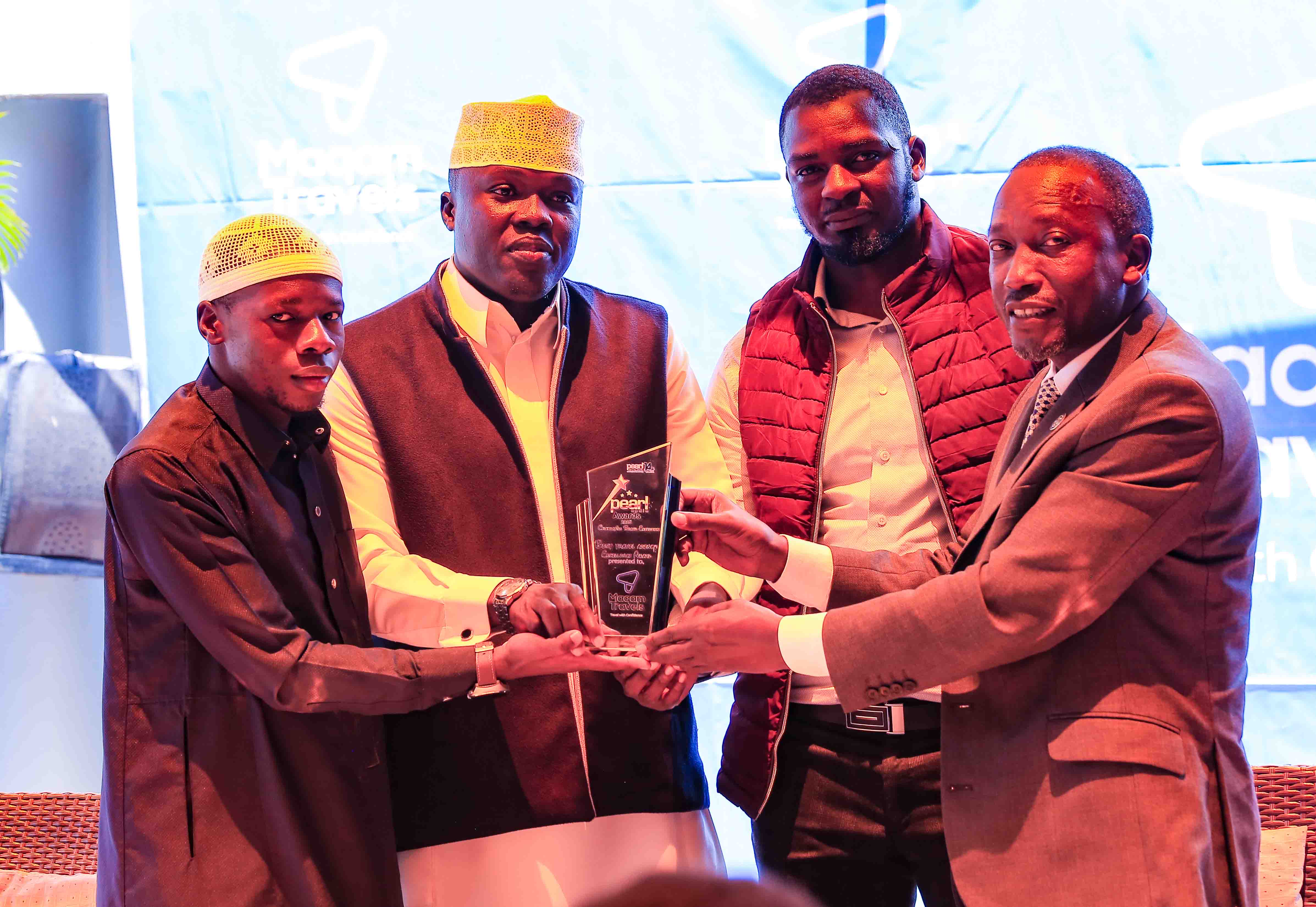 Travel agency excellence award recognition